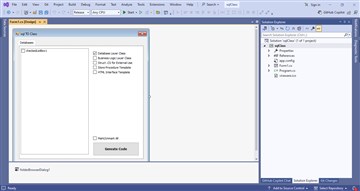 sqlClass Code Generator